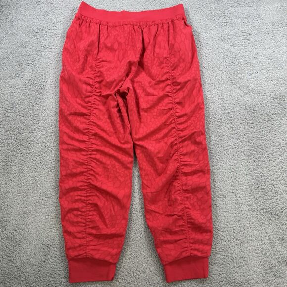Athleta Pants Womens S Red Altitude Lined Joggers Hiking Pull On Drawstring - Picture 7 of 10